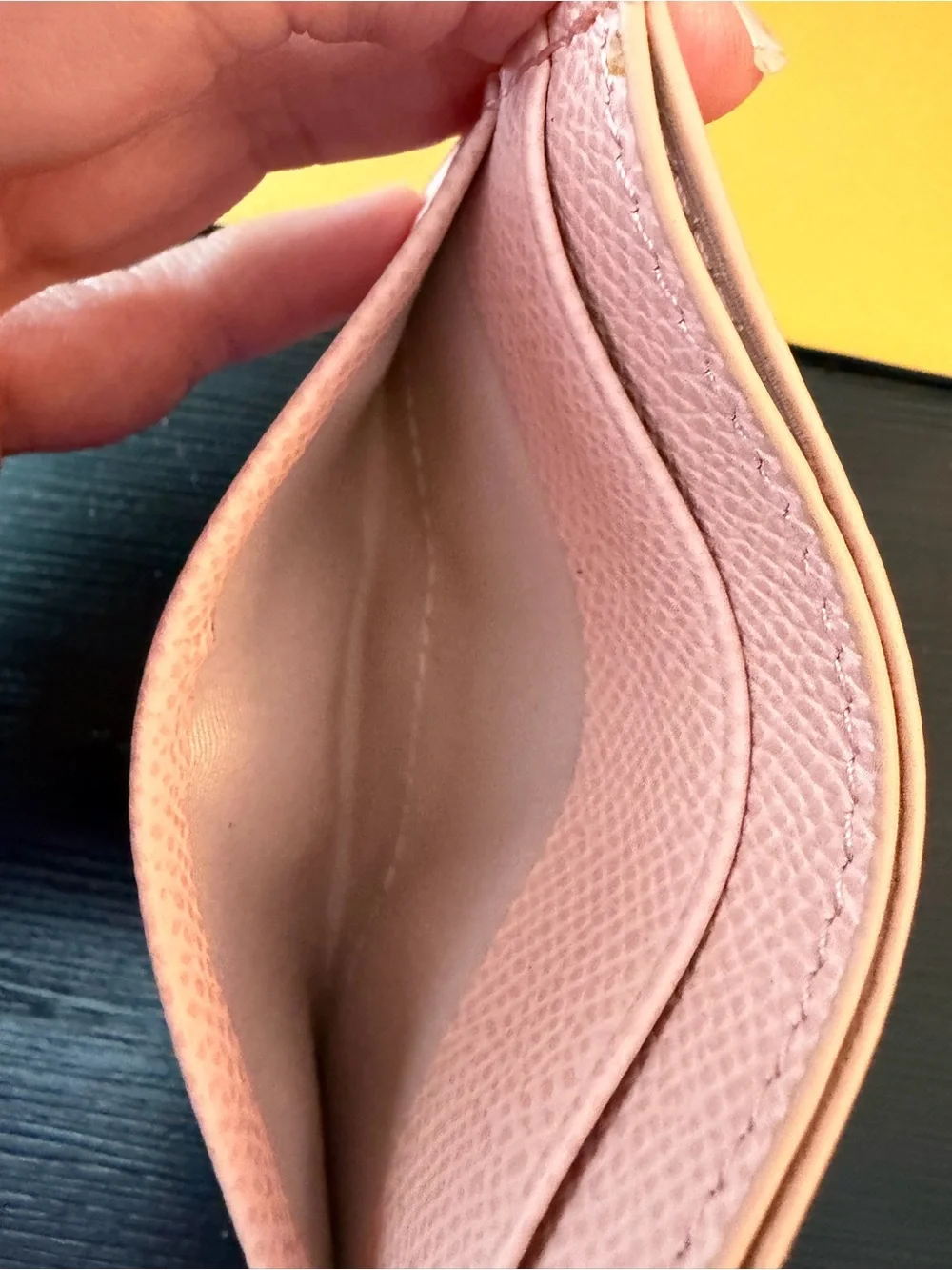 Ferragamo Gancini leather card case